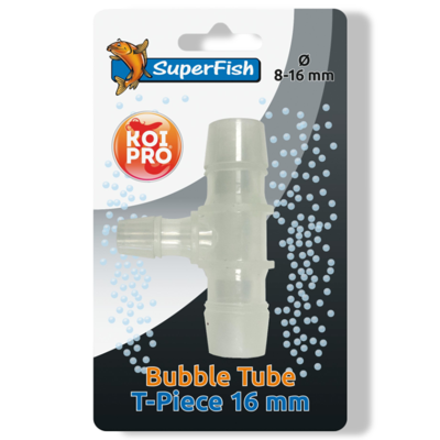 Bubble tube t-stuk 16mm Koi Pro - Aquadistri