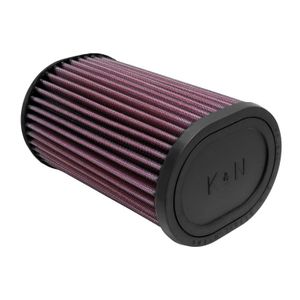 K&N universeel ovaal filter 62mm 20 graden aansluiting, 114mm x 95mm, 178 mm (RU-1390) RU1390