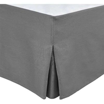 Boxspringhoes - HOME LINGE PASSION - 140 x 190 cm + 30 cm - Antracietgrijs