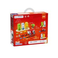 Marioinex Mini Waffle City-bouwstenen Brandweeractie, 148 onderdelen