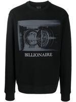 Billionaire chemise à imprimé graphique - Noir