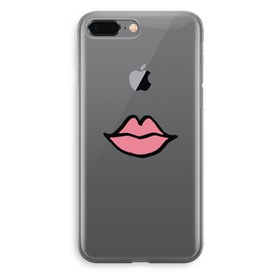 Kusje: iPhone 8 Plus Transparant Hoesje