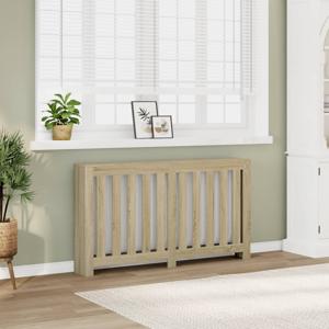 VidaXL Radiatorombouw 149x20x82 cm bewerkt hout sonoma eikenkleurig