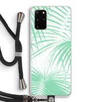 Palmbladeren: Samsung Galaxy S20 Plus Transparant Hoesje met koord