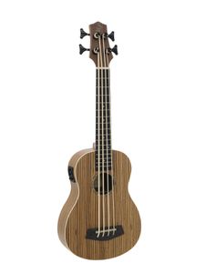 DIMAVERY UK-700 Bass Ukulele, Zebra