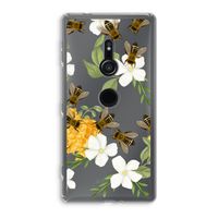No flowers without bees: Sony Xperia XZ2 Transparant Hoesje