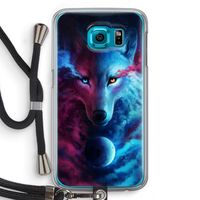 Where Light And Dark Meet: Samsung Galaxy S6 Transparant Hoesje met koord