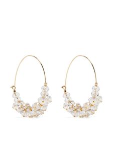 ISABEL MARANT boucles d'oreilles Polly à ornements en cristal