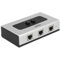 DeLOCK Switch RJ45 10/100/1000 Mbps 2 port switch - thumbnail