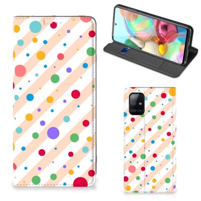 Samsung Galaxy A71 | Hoesje met Magneet | Dots