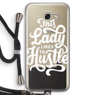 Hustle Lady: Samsung Galaxy A5 (2017) Transparant Hoesje met koord
