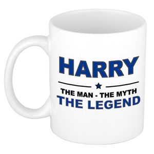 Harry The man, The myth the legend collega kado mokken/bekers 300 ml