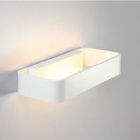 Wandlamp wit 'Reve' ovaal LED Up-Down wandlamp 9W modern 300mm