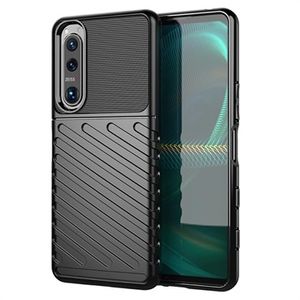 Thunder Series Sony Xperia 5 III TPU Case - Zwart