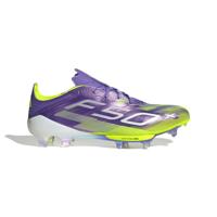 adidas F50+ Gras Voetbalschoenen (FG) Paars Wit Neongeel