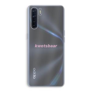 kwetsbaar: Oppo A91 Transparant Hoesje