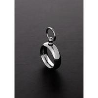Steel by Shots Donut Ring met O-ring - 0.6 x 0.3 x 35 / 15 x 8 x 35 mm