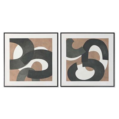 Canvas Home ESPRIT polyestyreen Canvas 80 x 4 x 80 cm