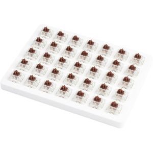 Keychron Gateron Cap Switch Set - Cap Brown, 35 Switches keyboard switches