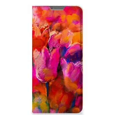 Bookcase OPPO Find X5 Tulips Bookcase OPPO Find X5 Tulips