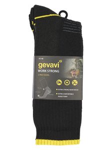 Gevavi Workwear GW50 Work Strong sok 2 paar/bundel grijs