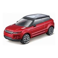 Modelauto/speelgoedauto Land Rover LRX/Evoque - rood - schaal 1:43/10 x 3 x 3 cm   - - thumbnail