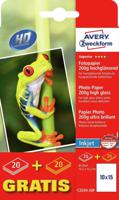 Avery-Zweckform Everyday C2549-20P Fotopapier 10 x 15 cm 200 g/m² 50 vellen Glanzend