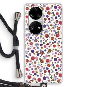 Planets Space: Huawei P50 Pro Transparant Hoesje met koord