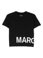 MM6 Maison Margiela Kids t-shirt en coton à logo imprimé - Noir - thumbnail