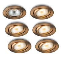 LED-inbouwspot Vivaro bronskoper dimbaar 5W