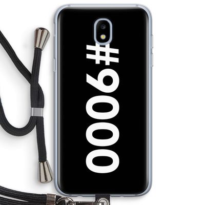 #9000: Samsung Galaxy J5 (2017) Transparant Hoesje met koord