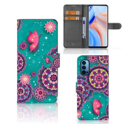 OPPO Reno 4 Pro 5G Hoesje Cirkels en Vlinders