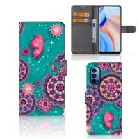 OPPO Reno 4 Pro 5G Hoesje Cirkels en Vlinders