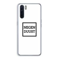 Negenduust vierkant: Oppo A91 Transparant Hoesje
