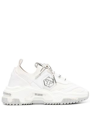 Philipp Plein baskets Runner Hexagon - Blanc