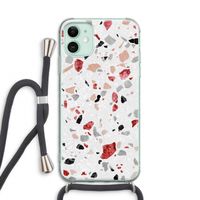 Terrazzo N°12: iPhone 11 Transparant Hoesje met koord