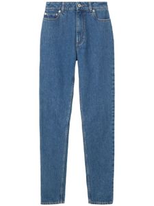 Burberry jean slim à taille haute - Bleu