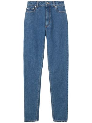 Burberry jean slim à taille haute - Bleu