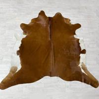 Koeienhuid bruin wit 235x240cm