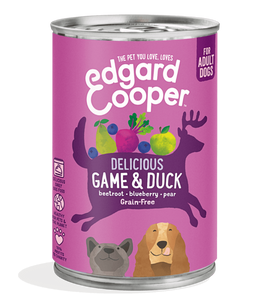 Edgard & Cooper Wild & Eend hond natvoer blik 400 gram