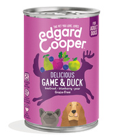 Edgard & Cooper Wild & Eend hond natvoer blik 400 gram