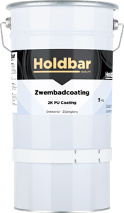 Holdbar Zwembadcoating Standaard Wit 5 kg