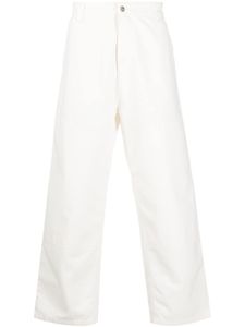 Carhartt WIP pantalon à empiècements contrastants - Blanc