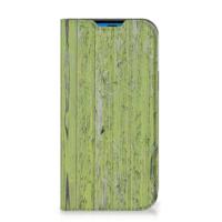 iPhone 14 Pro Book | Wallet Case | Green Wood