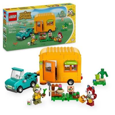 LEGO Animal Crossing 77054 Racine's caravan en tuinstandaard - Speelgoedauto