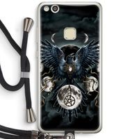 Sinister Wings: Huawei Ascend P10 Lite Transparant Hoesje met koord