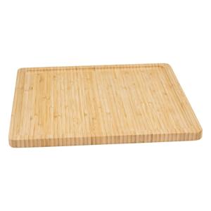 Serveerplankje voor hapjes/fingerfood  - 30 x 30 cm - bamboe hout - borrelplank - tapasplank