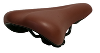 Hzb zadel comfort kinderfiets 20/24 inch bruin met zadelstrop
