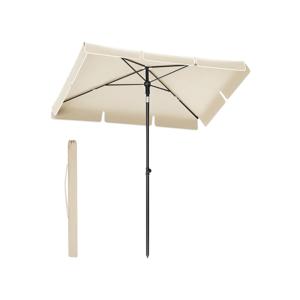 Opvouwbare parasol voor balkon, beige / 230 x 150 cm