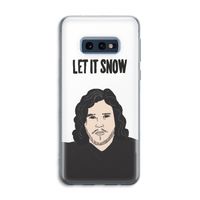 Let It Snow: Samsung Galaxy S10e Transparant Hoesje
